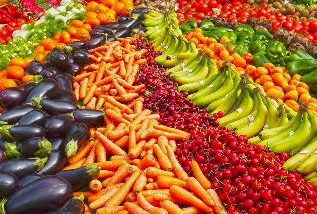 Druhy zeleniny a ovocia