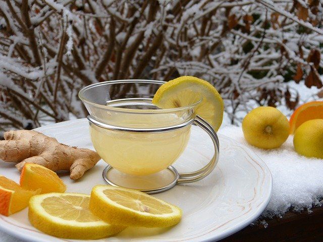 Zázvorový čaj s citrónom