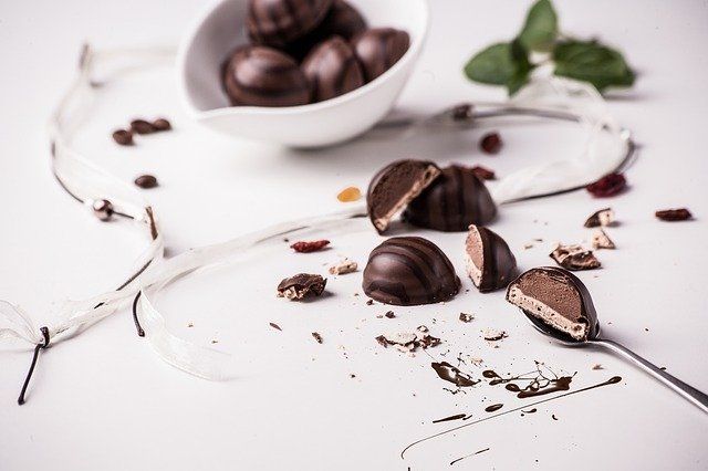 Čokoládový dezert - pralinky
