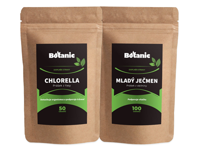 Chlorella a Mladý jačmeň - Výhodný balíček
