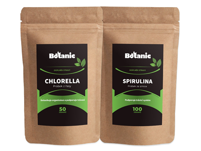Chlorella a Spirulina - Výhodný balíček