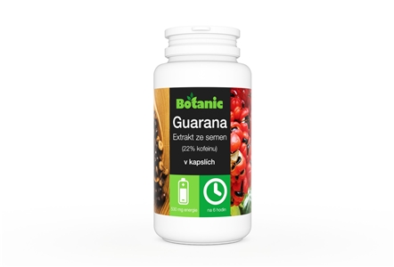 Guarana 90 kapslí - Extrakt s 22% kofeinu